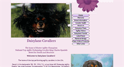 Desktop Screenshot of daisylanecavaliers.com